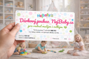 Tištěný dárkový poukaz Nejbaby "pro radost malým i velkým"