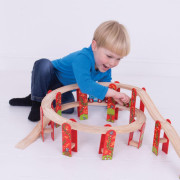 Víceúrovňový set kolejí Bigjigs Rail