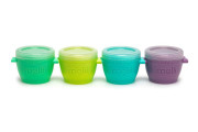 Kelímky na potraviny Snap&Go 118 ml - 4 ks Barevné