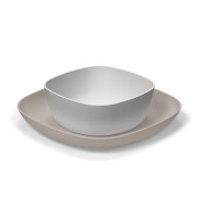 Set jídelní - miska a talíř 12 m+ Chicco
