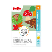 Kreativní sada První stříhání kaštanových kamarádů Haba