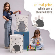 Koš na hračky bavlněný uzavíratelný 43 l Sipo