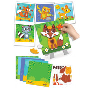 Pěnové obrázky Lesní zvířátka 3+