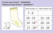 Ponožky s protiskluzem Outlast® Tm.šedá/modrá