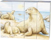 Puzzle - Kostky zvířata Austrálie, 12 ks