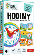 Malý objevitel Hodiny vzdělávací společenská hra 19x29x4  cm