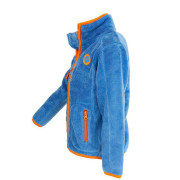 Mikina chlapecká chlupatá se stojáčkem modrá Pidilidi