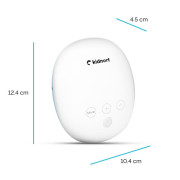 Odsávačka mateřského mléka Apning bílá Kidnort