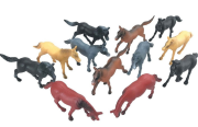 Zvířátka v tubě - koně 12 ks mobilní aplikace pro zobrazení zvířátek