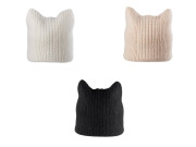 Dámská/dívčí zimní čepice s vlnou z angorského králíka