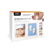 3D Memories odlévací sada baby se dvěma bílými rámečky