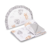 2D sada do kočárku, postýlky, kolébky mušelín/bavlna Sensillo 