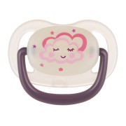 Dudlík svítící silikonový anatomický Night dreams 18 m+, 1 ks Canpol babies