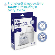 Koš na plenky teleskopický Odour Off na odstranění zápachu Chicco 