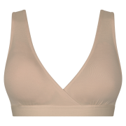 Kojicí podprsenka bambus Nuuma Nude s vyjímatelnými vložkami + prací sáček Moniel