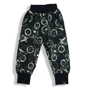 Dětské tepláky EasyFit Motokros - černé Esito