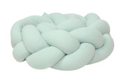 Mušelínový mantinel cop 200 cm Babymatex – chránič do postýlky Mint