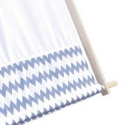 Stan domeček bílo šedý 150 cm