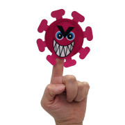 Prstový maňásek Koronavirus