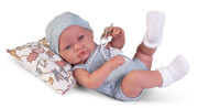 Realistická panenka miminko s celovinylovým tělem 42 cm Lui 50409 Antonio Juan