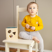 Hračka dřevěná třídící Gravity Wood of Mars 12 m+ Petite&Mars