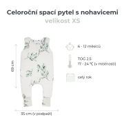 Celoroční spací pytel s nohavicemi Green Forest Sleepee