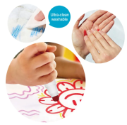 Fixy smývatelné pro nejmenší s oblým hrotem 12 ks