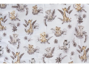 Prostěradlo do postýlky Afrika 120 x 60 cm béžové Scarlett