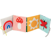 Wimmer skládací látková knížka Seek & Peek Manhattan Toy