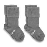 Dětské ponožky Stay-on-Socks 2páry Pebble Grey 