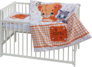 Dětská postýlka s kompletní výbavou 120 x 60 cm Tery Scarlett 