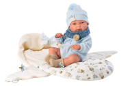New Born chlapeček 73885 Llorens - realistická panenka miminko - 40 cm