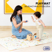 Hrací podložka Play Mat XXL 200 x 180 cm Animals city Asalvo