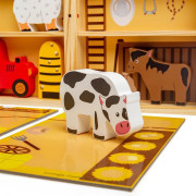 Krabička na hraní farma zvířat Bigjigs Toys