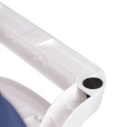 Dětská skládací vanička s odtokem modrá