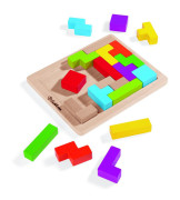 Dřevěná hra skládání tvarů
