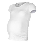 Tričko těhotenské KR tenké Outlast® Bílá