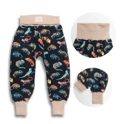 Dětské tepláky s vysokým pasem Chameleon - tmavě modrá Esito