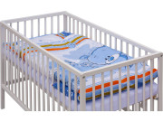 Dětská postýlka s kompletní výbavou, 120 x 60 cm, Koty Scarlett