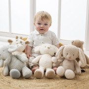 Hračka plyšová Teddy zajíček 34 cm Nattou