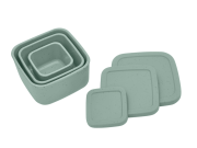 Sada boxů na svačinu 3 ks Platinum Silicone KikkaBoo