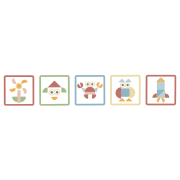 Hra s kladívkem Tvary Pastel