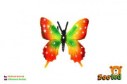 Motýl tropický Papilio/otakárek barevný zooted plast 6 cm