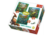 Puzzle 3v1 Svět Dinosaurů