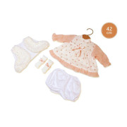 Realistická panenka Julia se zvuky a měkkým látkovým tělem 42 cm Llorens