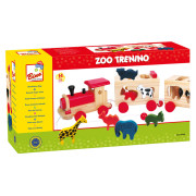 Vlak se zvířátky Zoo Trenino dřevěný