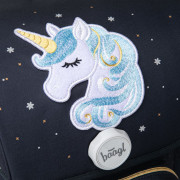 Set 3 Ergo Unicorn Gold: aktovka, penál, sáček GRS Baagl