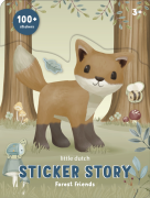 Sada se samolepkami Forest Friends Little Dutch