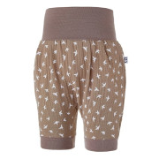 Šortky tenké harémky hnědá vlaštovky Little Angel 
