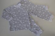 Bavlněné pyžamo obláčky šedé Esito Vel. 86 - 92